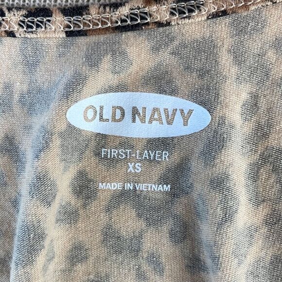 Old Navy First Layer Leopard Print Tank Top Size XS - Picture 5 of 6